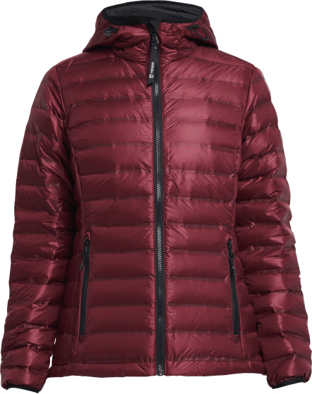 veste de plein air Icelyn Down femme ripstop rouge fonc&eacute;ille XS