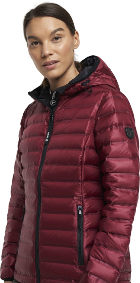 veste de plein air Icelyn Down femme ripstop rouge fonc&eacute;ille XS