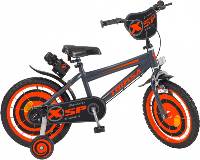 xsp 16 inch 25,4 cm jongens trommelrem zwart/rood xsp 16 inch 25,4 cm jongens trommelrem zwart/rood