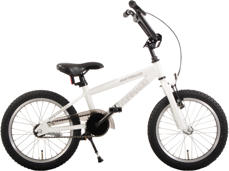 Tornado BMX 16 Inch Jongens Terugtraprem Wit