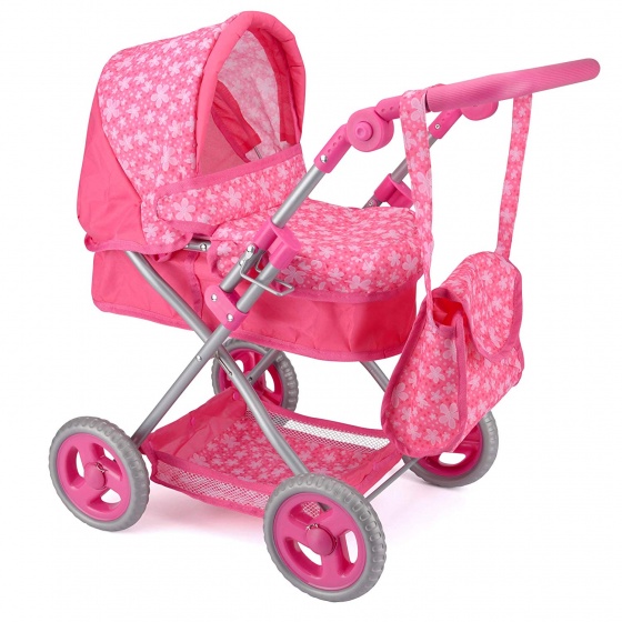 Toyrific Snuggles kočík pre bábiky Deluxe ružový 66 x 47 x 40 cm