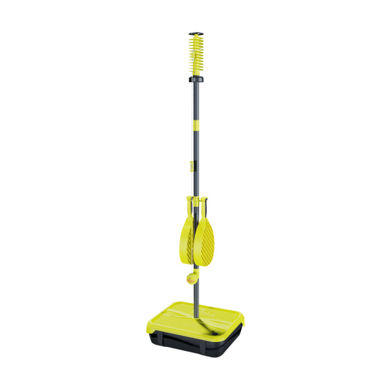 Swingball Pro Tennispaal met All Surface Basis Zwart/Geel