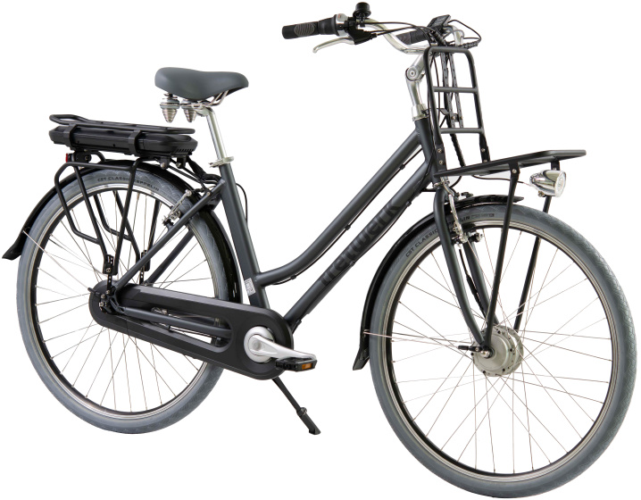 Tretwerk E-Cargo 28 Inch Dames 7V V-Brakes Antraciet