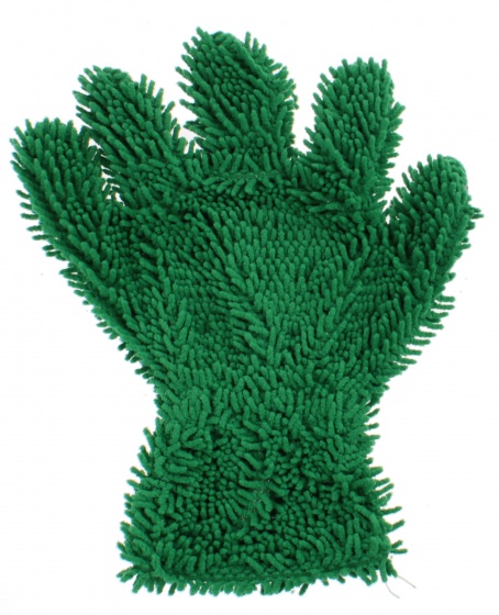 mitt Gorilla microfibres / mesh 24x26 cm vert