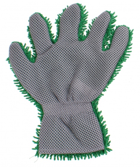 mitt Gorilla microfibres / mesh 24x26 cm vert