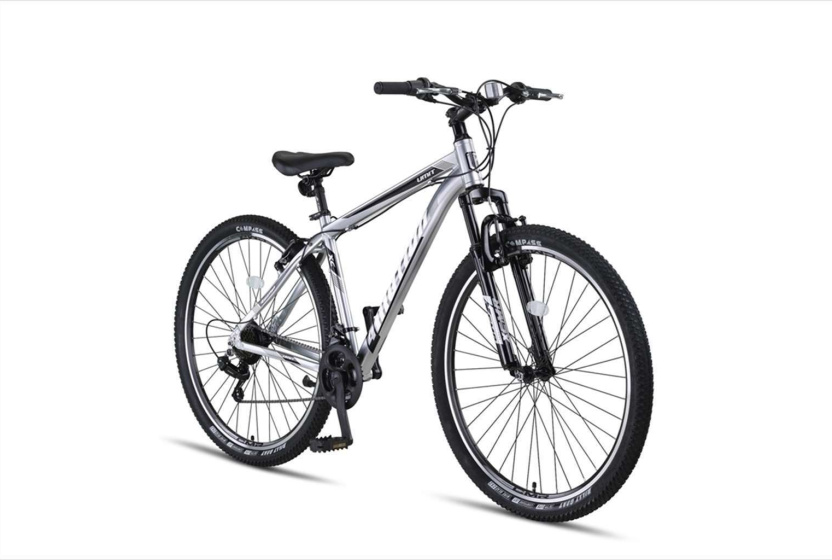 Umit 4 Motion MTB 27.5 Inch Unisex 21SP Rim Brakes Chrome/Black