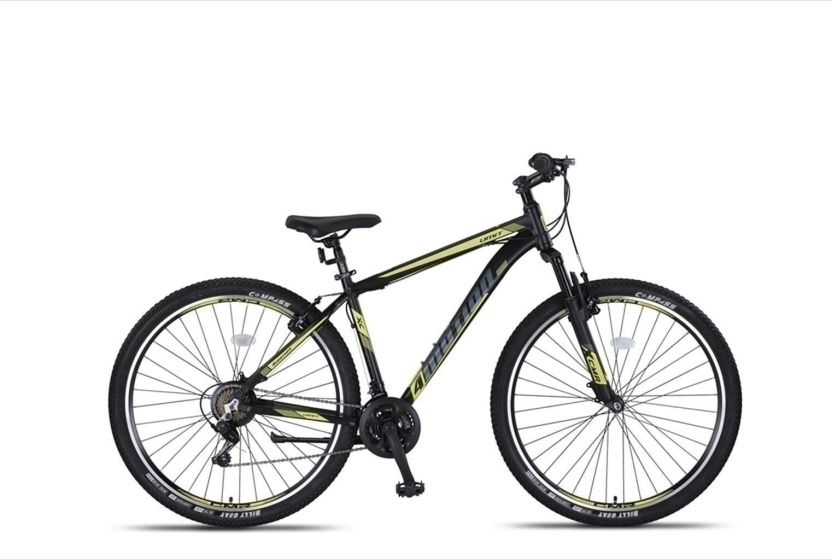 Umit 4 Motion MTB 27.5 Inch 47 cm Unisex 21V V Brakes Zwart/Geel afbeelding