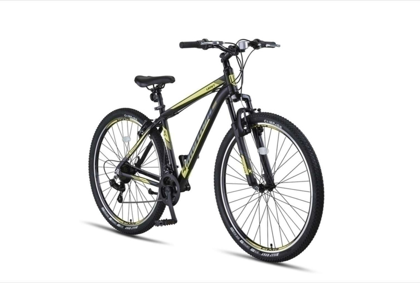 Umit 4 Motion MTB 27.5 Inch Unisex 21SP Rim Brakes Black/Yellow