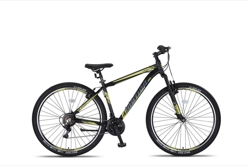 Umit 4 Motion MTB 29 Inch 46 cm Unisex 21V V Brakes Zwart/Geel afbeelding