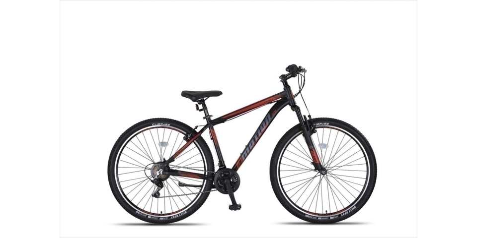 Umit 4 Motion MTB 29 Inch 46 cm Unisex 21V V Brakes Zwart/Rood afbeelding
