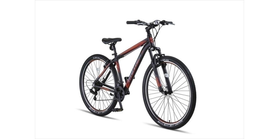 Umit 4 Motion MTB 29 Inch Unisex 21SP Rim Brakes Black/Red