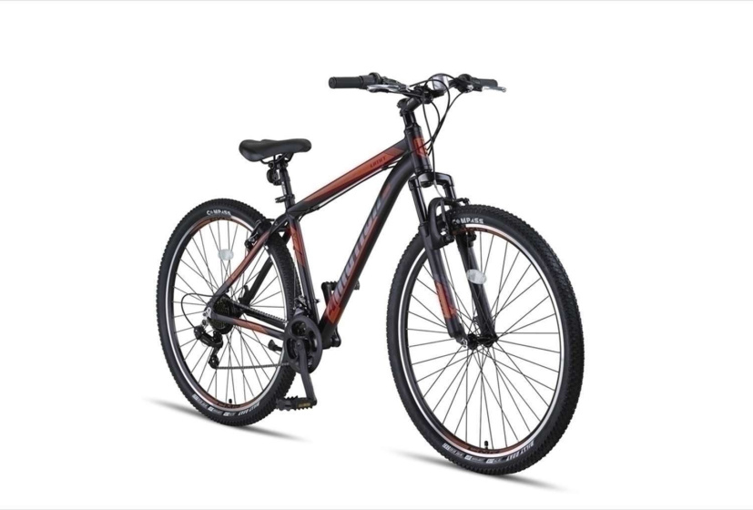 Umit 4 Motion MTB 29 Inch Unisex 21SP Rim Brakes Black/Red