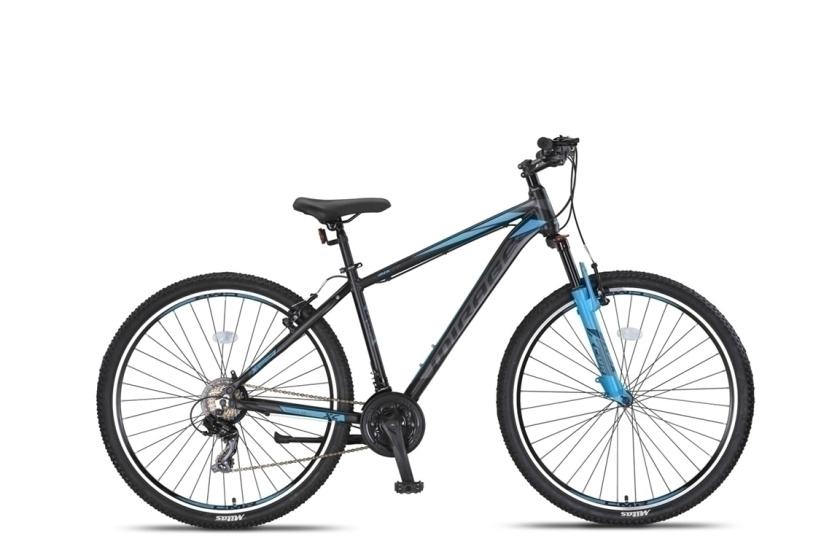Umit Mirage Cropped MTB 27.5 Inch 50 cm Unisex 21V V Brakes Zwart/Blauw afbeelding