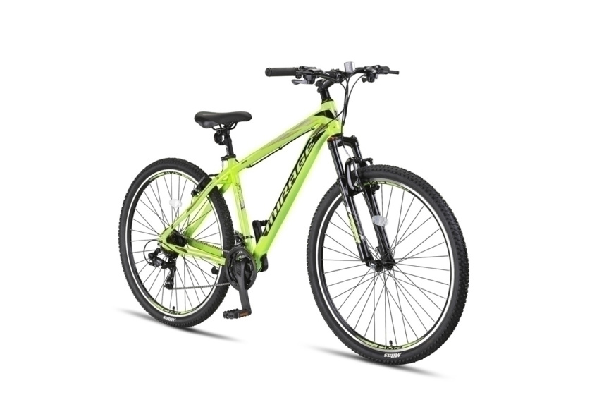 Umit Mirage Cropped MTB 27.5 Inch Unisex 21SP Rim Brakes Lime/Black