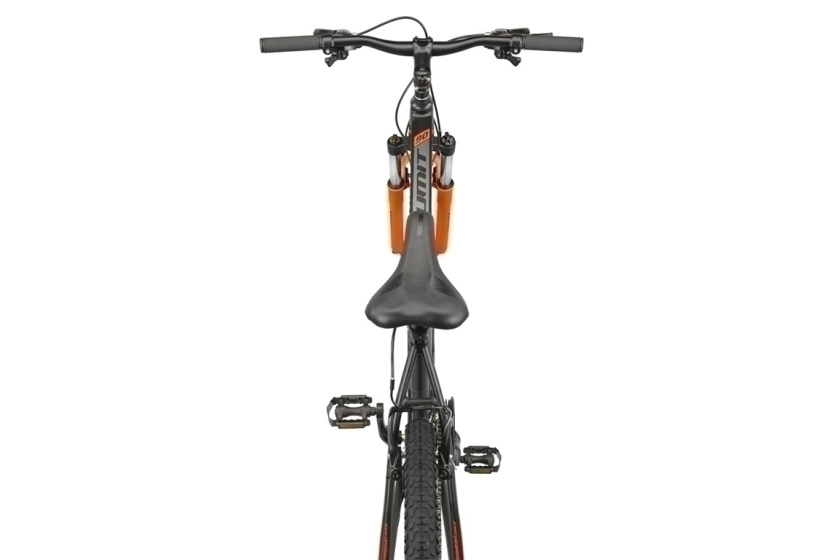 Umit Mirage Oversized MTB 27.5 Inch Unisex 21SP Rim Brakes Black/Orange