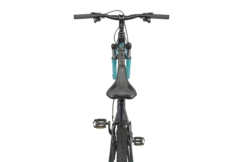 Umit Mirage Oversized MTB 27.5 Inch Unisex 21SP Rim Brakes Black/Turquoise