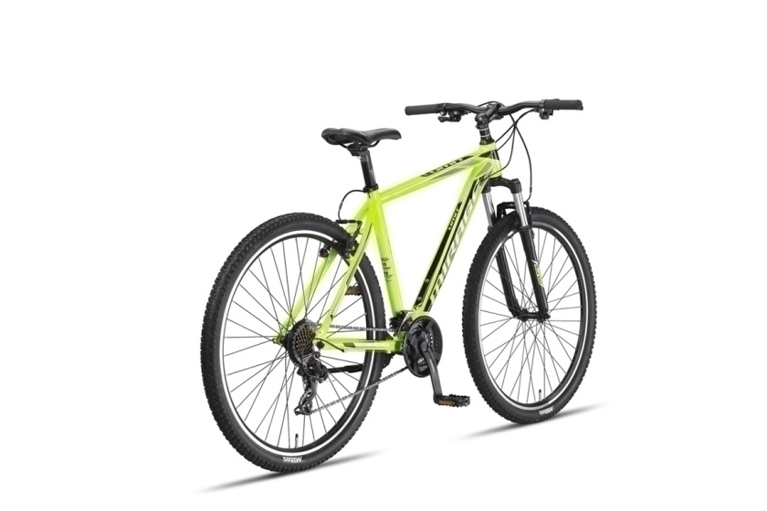 Umit Mirage Oversized MTB 29 Inch Unisex 21V V-Brakes Lime/Zwart