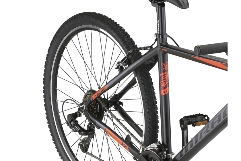 Umit Mirage Oversized MTB 29 Inch Unisex 21SP Rim Brakes Black/Orange