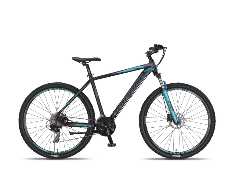 Umit Mirage MTB 27.5 Inch 50 cm Unisex 21V Hydraulische schijfrem Zwart/Turquoise afbeelding