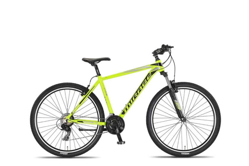 Umit Mirage Oversized MTB 27.5 Inch 50 cm Unisex 21V V Brakes Lime/Zwart afbeelding