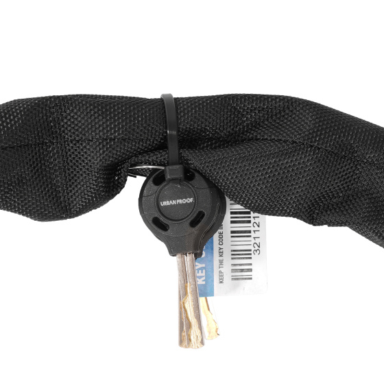 Urban Proof ART 2 Kettingslot 100 cm Ø 8 mm Zwart