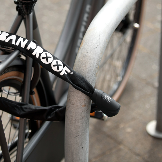 Urban Proof ART 2 Kettingslot 100 cm Ø 8 mm Zwart