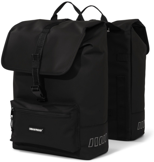 Urban Proof Cargo Gerecyclede Dubbele Fietstas 38 Liter Zwart afbeelding
