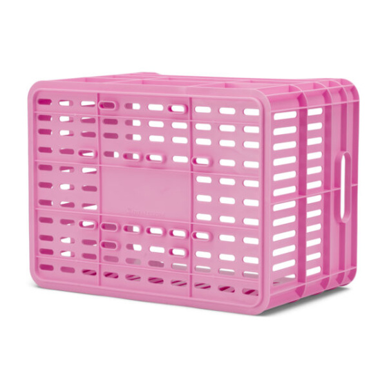 Urban Proof Click Fietskrat 30 liter Gerecycled Kunststof Bright Pink