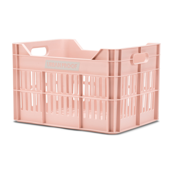 Urban Proof Click Fietskrat 30 liter Gerecycled Kunststof Pastel Pink afbeelding
