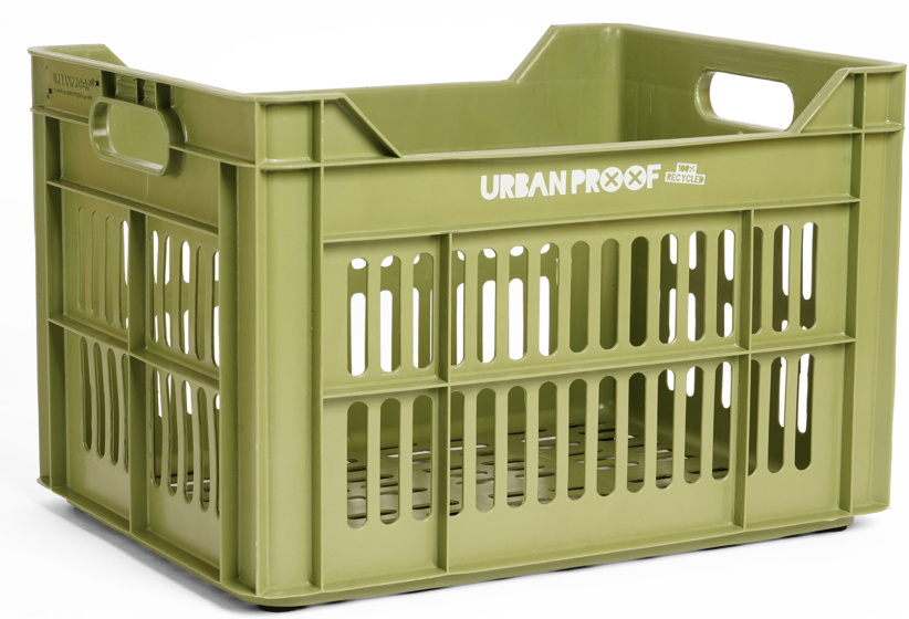 Urban Proof Fietskrat 30 liter Gerecycled Kunststof Olive Green afbeelding