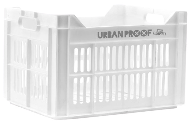 fietskrat recycled 30 liter polypropyleen wit fietskrat recycled 30 liter polypropyleen wit