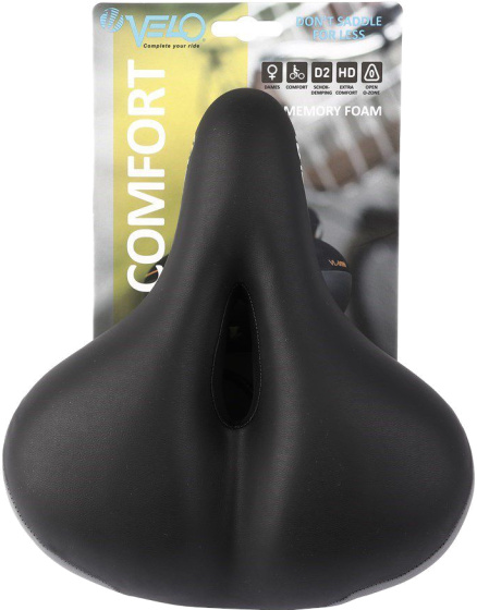 Selle en Plush Tour m&eacute;re mousse dames noir