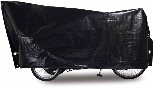 VK bakfietsbeschermhoes Cargo Bike 295 x 120 cm zwart afbeelding