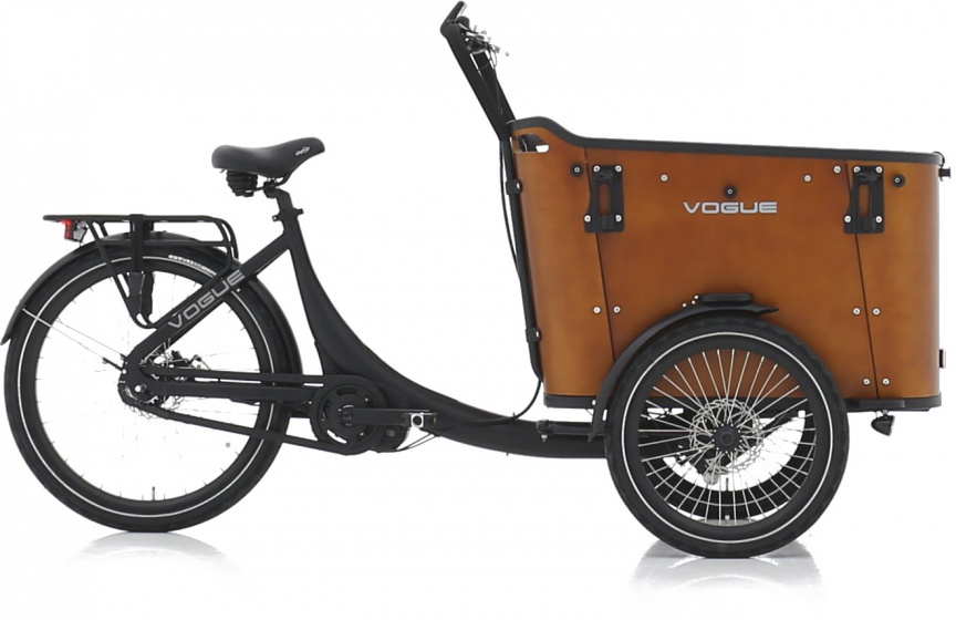 Vogue Superior 3 Deluxe 26 Inch 51 cm Unisex 8V Schijfrem Zwart/Naturel