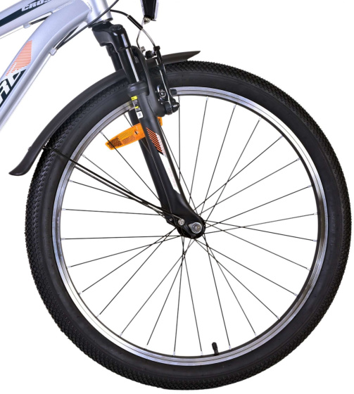 Cross 24 Pouces 31,75 cm Gar&Atilde;&sect;18SP V-Brake Argent/Noir