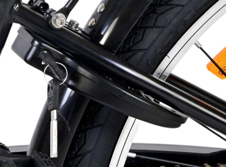 Volare Excellent 20 Zoll 31,5 cm Mädchen Rücktrittbremse Schwarz