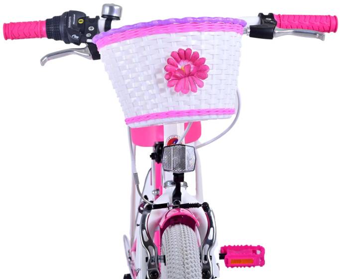 Volare Lovely 20 Inch 27,5 cm Meisjes 7V V-Brakes Roze/Wit