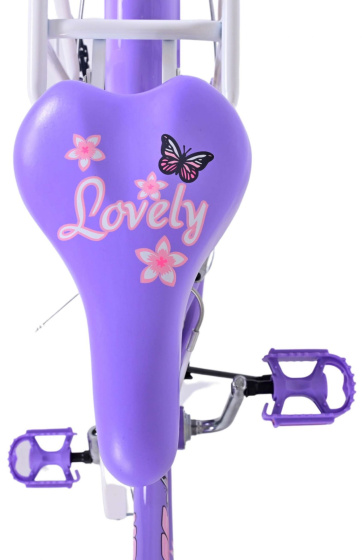 Volare Lovely 20 Inch 27,5 cm Meisjes 7V V-Brakes Paars/Wit