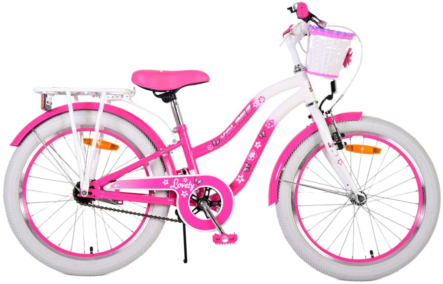 Volare Lovely 20 Inch 27,5 cm Girls Coaster Brake Pink/White