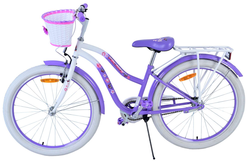 Volare Lovely 24 Inch 33.5 cm Girls Coaster Brake Purple/White
