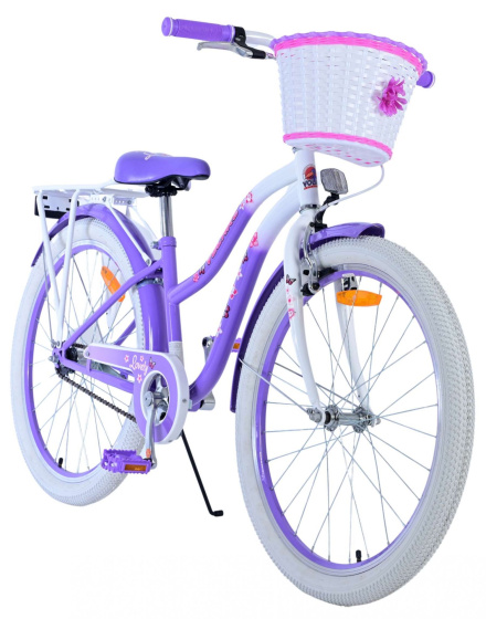 Volare Lovely 24 Inch 33.5 cm Girls Coaster Brake Purple/White