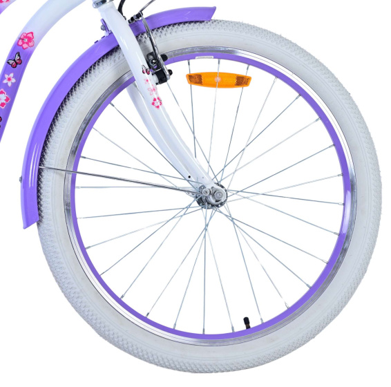 Volare Lovely 24 Inch 33.5 cm Girls Coaster Brake Purple/White