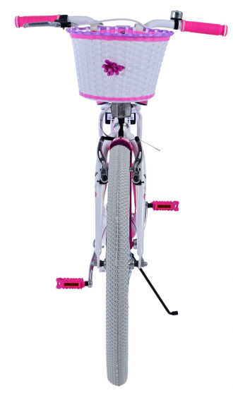 Volare Lovely 24 Inch 33.5 cm Girls Coaster Brake Pink/White
