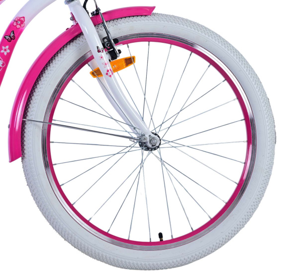 Volare Lovely 24 Inch 33.5 cm Girls Coaster Brake Pink/White