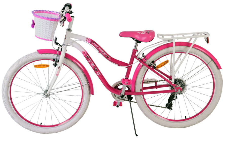 Volare Lovely 26 Inch Meisjes 7V V-Brakes Roze/Wit