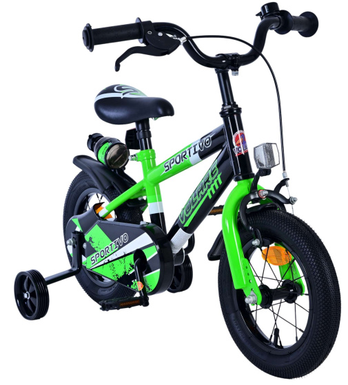 Volare Sportivo 12 Inch 21,5 cm Boys Coaster Brake Green/Black