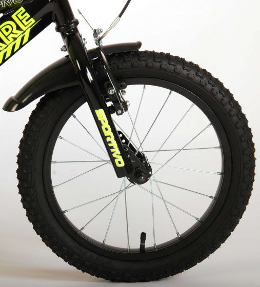 Sportivo 16 Pouces 27,5 cm Gar&Atilde;&sect;Frein &agrave;&copy;trop&eacute;age Jaune/Noir