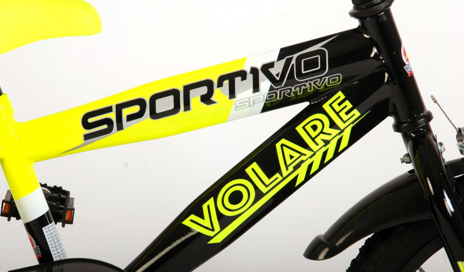 Sportivo 16 Pouces 27,5 cm Gar&Atilde;&sect;Frein &agrave;&copy;trop&eacute;age Jaune/Noir