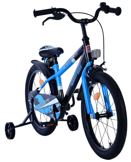 Volare Sportivo 18 Inch Jongens Terugtraprem Blauw/Zwart