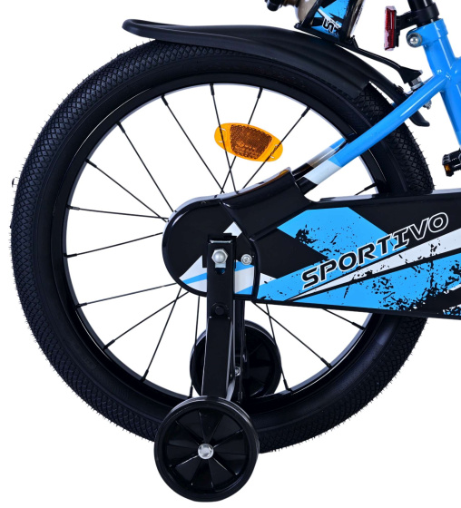 Volare Sportivo 18 Inch Jongens Terugtraprem Blauw/Zwart